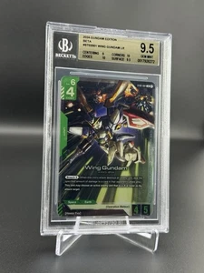 Wing Gundam – Beta Trial Gundam Card Game - ST02-001 - LEGENDARY Eng Gem BGS 9.5 - Picture 1 of 2