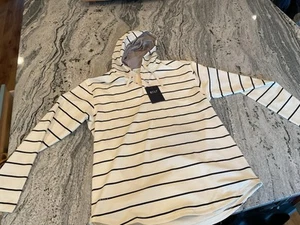 Felpa con cappuccio leggera BYLT Circuit Henley bottoni a pressione pullover performance XL nuova con etichette - Foto 1 di 10