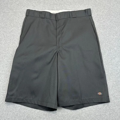 Pantalones Cortos de Trabajo Dickies Sarga Para Hombres 40 Carbón Calce Suelto Resistente a las Arrugas Fácil Cuidado Foto 1 de 4