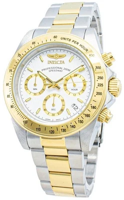 Invicta Professional 200M Speedway Cronografo Quadrante Bianco Orologio Uomo - Immagine 1 di 4