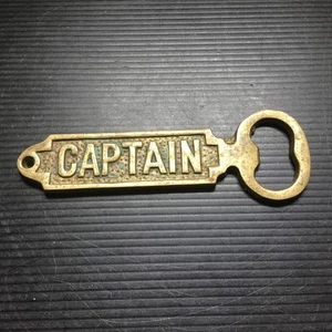 Abridor de botellas Penco "Capitán" de latón macizo vintage de los años 80 5,75 L x 1,75 W - Imagen 1 de 5
