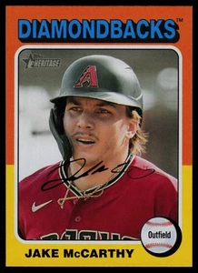 2024 Topps Heritage #214 Jake McCarthy - Picture 1 of 2