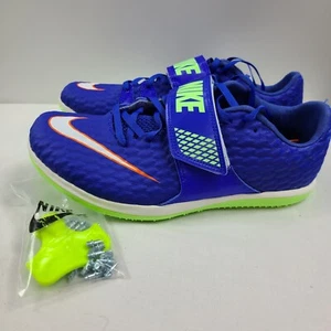 Nike Zoom HJ Elite High Jump Track Spikes Men's Size 10.5 806561-400 - Picture 1 of 7