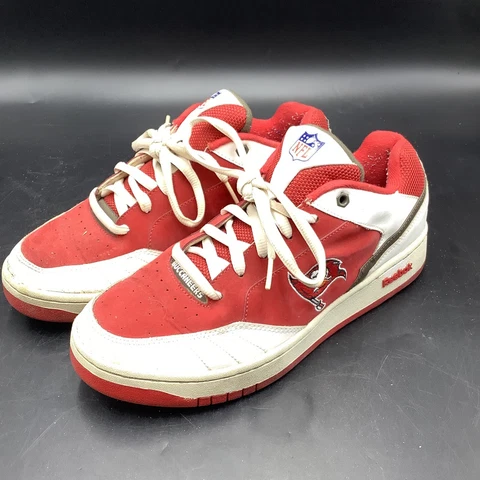 Reebok Recline NFL Tampa Bay Bucs Red/White Sneakers Buccaneers Men’s 8.5 NFC Cover