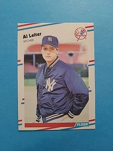 AL LEITER 1988 FLEER UPDATE BASEBALL CARD # U-49 H0018 - Picture 1 of 1