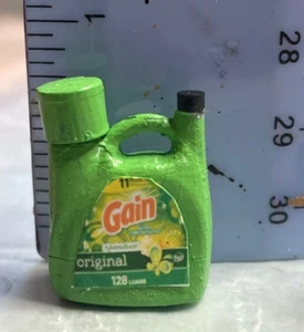 New miniature dollhouse 1:12 scale Gain Laundry detergent - Picture 1 of 1