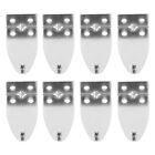  8 Pcs Curtain Metal Fittings Blind Hold down Brackets Blinds