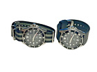 2X Mens Casio Mdv 106 Marlin Black Dial 200M Divers Watches 2784 Japan Movts