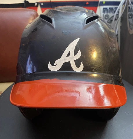Atlanta Braves Full Size 6 1/2- 7 1/4 Under Armour Batting Helmet Cover