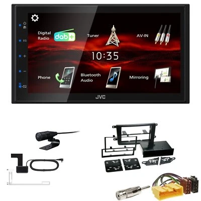 JVC KW-M180DBT 2DIN DAB+ Autoradio für Mazda CX-9 2007-2015 schwarz - Bild 1 von 4