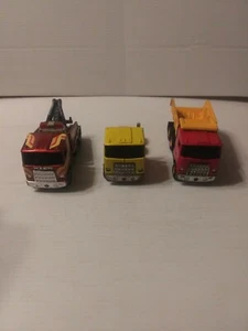 VINTAGE Buddy L 1980 Japan. Mack Truck, Tow Truck, DumpTruck. Lot of 3 Trucks. - Picture 1 of 12
