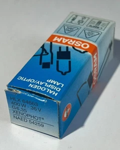 Osram HLX 64663 Xenophot Projection Lamp. G6.35 36v 400w DJ Disco Bulb Lighting - Picture 1 of 5