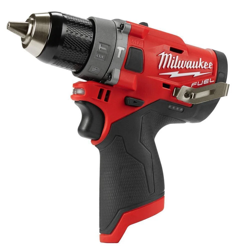 Milwaukee 2504-20 M12 12V Cordless Mini Drill/Driver - Red