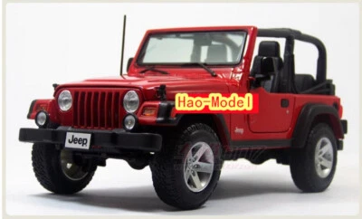 Maisto1:18 Sahara JEEP Alloy Diecast Metal Car Model Collection Hobby Gifts Red - Image 1 of 4