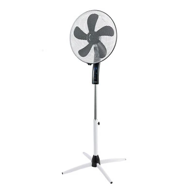 Ventilador de Pie Control Remoto 40cm 55W Oscilación 3 Velocidades Ajustable - Imagen 1 de 4