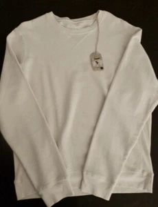 24 Std.,100% cotton pullover, lined, XL, Lng Slv, Ivory, NWT Orig. Ret $120 - Picture 1 of 8