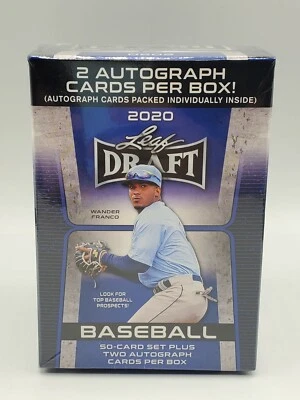 New Sealed 2020 Leaf Draft Baseball Blaster Box 2 Autographs Per Box - Image 1 of 4