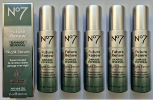 Restore & Renew No7 Future Renew Damage Reversal Night Serum 5 x 25ml UK Stock - Picture 1 of 1