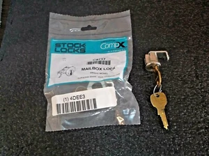 LOTE DE 2 NUEVOS COMPX C8717 Pin Tumbler Lock, 27/32 pulgadas, níquel brillante (F38T) - Imagen 1 de 7