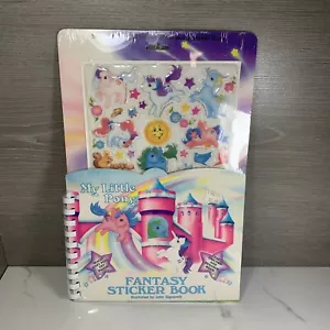 Vintage 1983 My little Pony Adventure Sticker Book and Puffy Stickers - Picture 1 of 10
