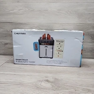 Chefman Smart Touch 2 Slice Digital Toaster (Removable Crumb Tray) BRAND NEW - Picture 1 of 3