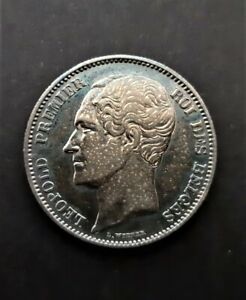 Belgium/ 2-1/2 Francs 1849/ Leopold I/ Brussels/ SILVER COIN
