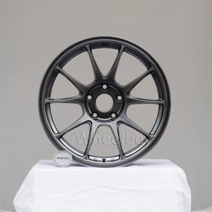 4 ROTA WHEEL TITAN 2) 17x8 45 & 2 ) 17X9 5X114.3 42 73 HYPBLK . - Picture 1 of 11