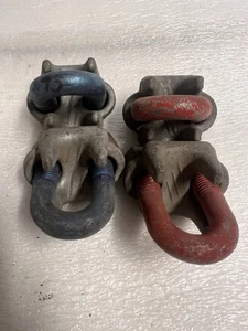 CROSBY N Other Brand 7/8” GALVANIZED DROP FORGED WIRE ROPE CLIP CABLE CLAMP 4PK - Picture 1 of 7