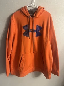 Under Armour Storm 1 Hoodie lose 2XL US-Flagge blau Logo orange Farbe - Bild 1 von 13