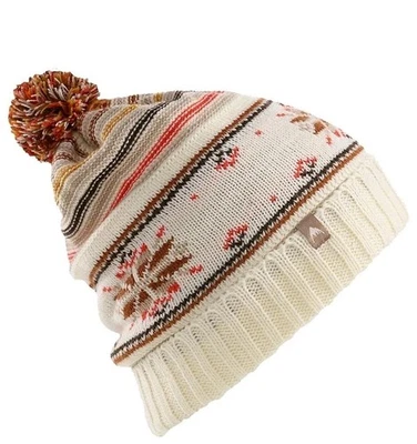 Burton Talini Pom Beanie вязаный шляпа кабель трикотажа многоцветный женщин один размер зима - Изображение 1 из 4