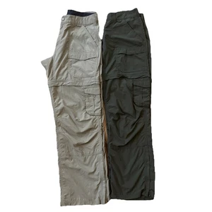 (2) - Eastern Mountain Sports Damen Hose Größe 6R Outdoor Wandern Camping grün hellbraun - Bild 1 von 21