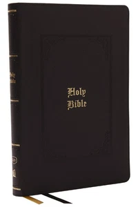 KJV Bible, Giant Print Thinline Bible, Vintage Series, Leathersoft, Blac .. NEW - Imagen 1 de 1
