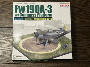 Very Rare Dragon Armor 50303 FW 190A-3 “Black 7” Wevelghem 1942 W/platform - Picture 1 of 6