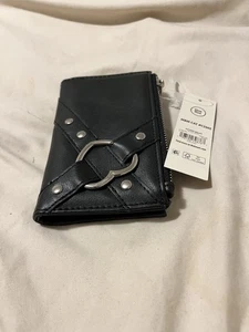 No Boundaries Black Heart SLG Snap Wallet - New with Tags - Picture 1 of 7