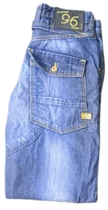 Jeans G-Star Raw 96 Elwood 5620 denim grezzo blu 30/31 vita 34 interno gamba  - Foto 1 di 14