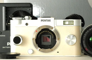 US include tax PENTAX Q-S1 White Digital Camera RICOH Lens Kit w/box From Japan - Picture 1 of 13