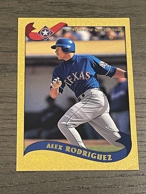 2002 Topps Gold Alex Rodriguez #640 Texas Rangers /2002 - Image 1 of 3