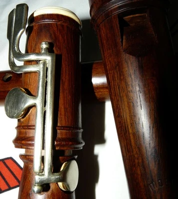 Moeck Meister Palisander (Rottenburgh Vorgänger) Tenor-Blockflöte 2 Klappen, Dop - Bild 1 von 4