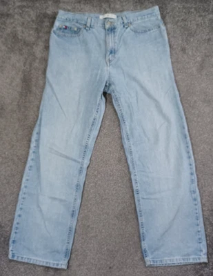 Pantalones de mezclilla rectos Tommy Hilfiger para mujer talla 10 L29 azul claro Foto 1 de 4