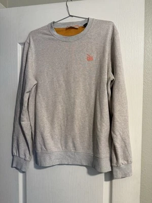 Scotch & Soda Sweatshirt Men’s Large Heather Gray Crew Neck Cotton Blend - Image 1 of 4
