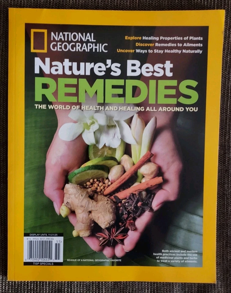National Geographic Special Publication Magazine - Nature's Best Remedies Issue  Foto 1 de 1