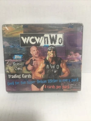 1998 Topps WCW nWo Sealed Wax Box HULK HOGAN Bill Goldberg Chris Jericho RC - Image 1 of 4
