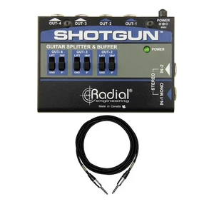 Radial Engineering Shotgun Bundle with 10-foot Mogami 1/4" Instrument Cable - Picture 1 of 7