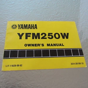 Yamaha OEM Owners Manual Book yfm250w 128 - Picture 1 of 5