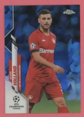 Kevin Volland 2020 Topps Chrome Sapphire Edition UEFA REFRACTOR Card #35 - Image 1 of 2