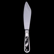 Georg Jensen. Silver Cake Knife 196 - Blossom / Magnolia.