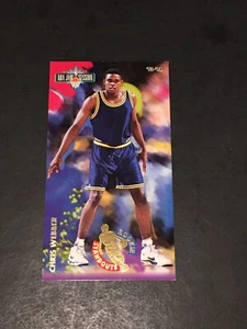 1993-94 FLEER BASKETBALL #8 NBA JAM SESSION CHRIS WEBBER ROOKIE RC HOF NICE! - Picture 1 of 2