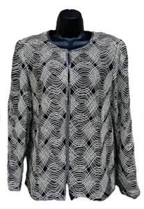 Vintage Laurence Kazar Beaded Jacket - 1980s/1990s - Size XL - Picture 1 of 13