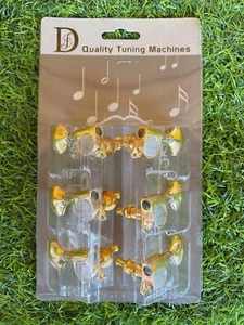 18/1 Acoustic Guitar Gold Plated machine head Tuner tunning peg 3R3L 433GL-D8L - Picture 1 of 6