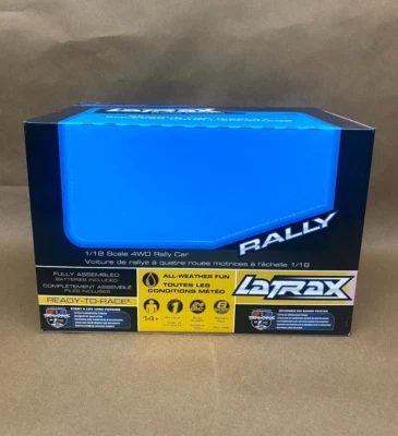 Traxxas LaTrax 4WD Rally Car Blue 1/18 Scale 75054-5 - Original Display In Tact - Image 1 of 4